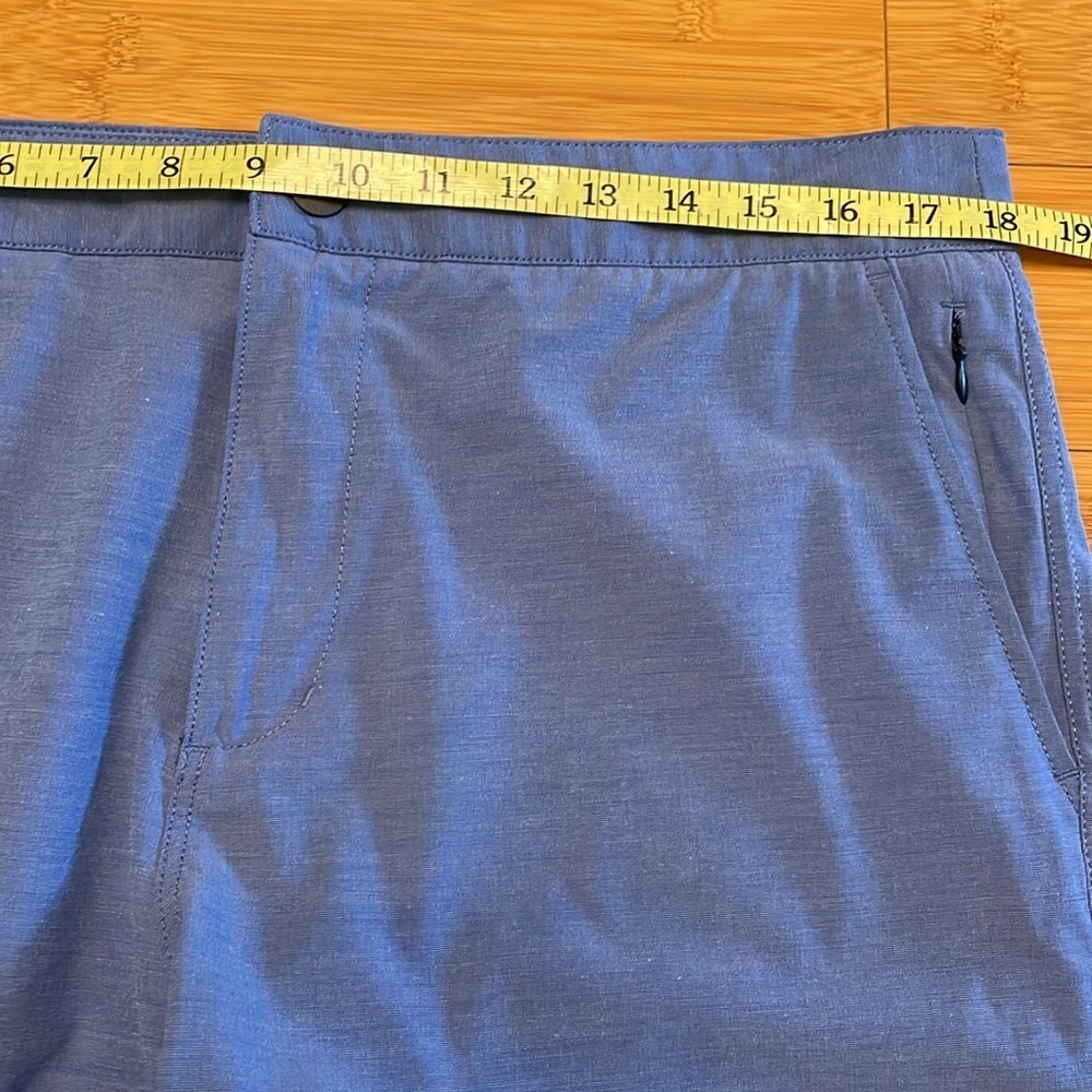 JOHNNIE-O Men’s Jupiter Cotton Performance Shorts Size 34 Blue Pockets Chino - Picture 14 of 16